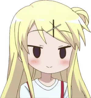 😏 Anime, Cartoon, Niedlich, Mädchen, Charakter, Illustration telegram sticker
