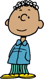 😀 Franklin Peanuts 漫画, ピーナッツ, キャラクター, フランクリン telegram sticker