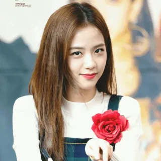 🦄 Jisoo K-pop, Айдол, Женщина, Азиатка, Певица, Знаменитость whatsapp sticker
