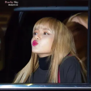 😚 Lisa Blackpink Peachy Sky
Blackpink Lisa kpop, ไอดอล, เพลง, นักร้อง, blackpink, lisa telegram sticker