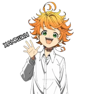 Обещанный Неверленд @nyasticks telegram stickers
