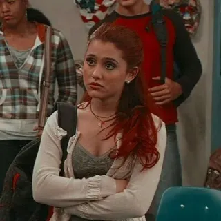 🤍 Cat Valentine Victorious Teenager-Drama, Nickelodeon, Rote Haare, Charakter, Cat Valentine whatsapp sticker