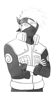 😒 Kakashi Naruto kakashi, naruto, anime, manga, ninja whatsapp sticker
