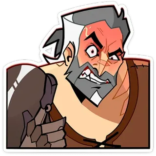 🤬 злость, военные, оружие, агрессия, борьба, ненависть, война telegram sticker
