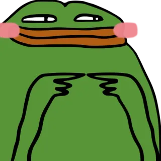☺️ Pepe the Frog 佩佩蛙, 网络迷因, 青蛙, 表情符号, 表情 whatsapp sticker