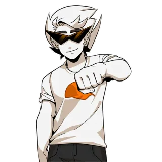 Dirk Pesterquest by @HomestuckStickers telegram stickers