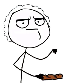 🍫 meme, character, stick figure whatsapp sticker