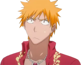🙄 Ichigo Kurosaki Bleach Anime, Ichigo, Kurosaki, Bleach whatsapp sticker
