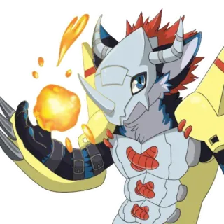 🔥 Garurumon Digimon Garurumon, Digimon, Monster, Anime, Cartoon, Digital Monster telegram sticker