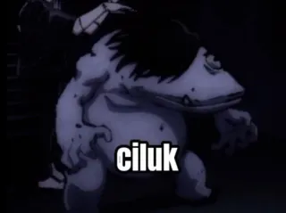 🫂 ciluk สัตว์ประหลาด, การ์ตูน, สิ่งมีชีวิต, Ciluk telegram sticker