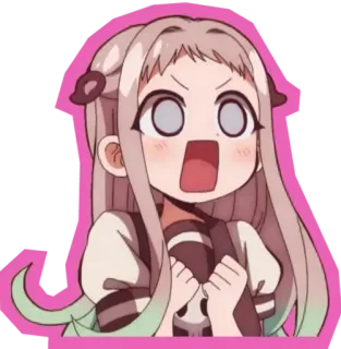😍 Nene Yashiro Toilet-bound Hanako-kun anime, manga, kawaii, sticker, cute, nene yashiro whatsapp sticker