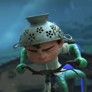 💪 Luca Luca, Pixar, Disney, Seemonster, Nudelsieb, Fahrrad, Animation, Italienische Riviera telegram sticker