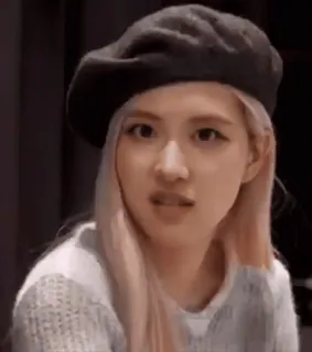 😦 Rose 人物, 女性, 名人, 歌手, Rose, Blackpink, 韩流 whatsapp sticker