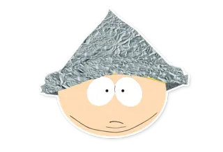👽 aluhoedje, complottheorie, humor, grappig, parodie telegram sticker