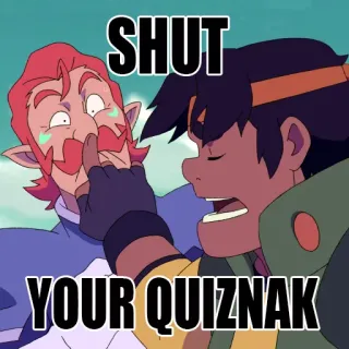 🤐 SHUT
YOUR QUIZNAK заткнись, квизнак, обидный, мультфильм, сленг telegram sticker