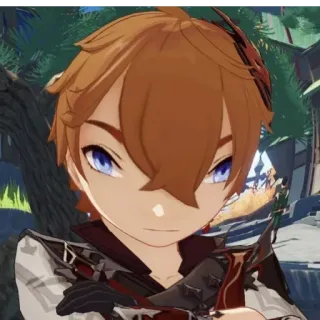 😐 Tartaglia Genshin Impact Anime, Jeu vidéo, Tartaglia, Genshin Impact, Personnage, Chibi whatsapp sticker