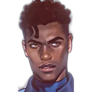 🦔 personaggio, illustrazione, uomo, persona, ritratto telegram sticker
