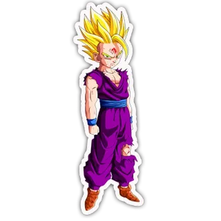 👲 Gohan Dragon Ball Gohan, Dragon Ball, Anime, Dessin animé, Sticker whatsapp sticker