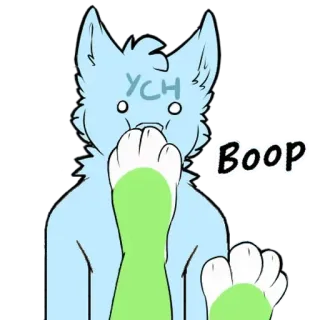 👆 YCH Boop telegram sticker