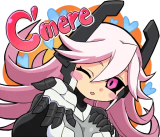 Azure Striker GUNVOLT :: @line_stickers telegram stickers