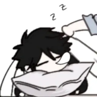 👟 zzz นอนหลับ, ง่วง, zzz, หมอน, เหนื่อย, งีบ telegram sticker