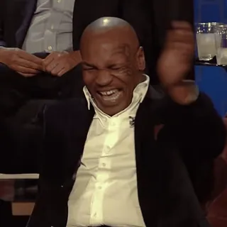 😀 Mike Tyson Mike Tyson, boxer, athlete, celebrity, person, man whatsapp sticker