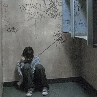 🚬 悲しい, ティーン, 電話, 孤独, グラフィティ telegram sticker
