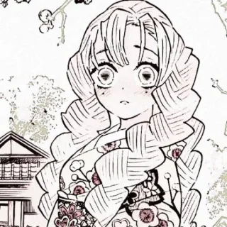🧺 Mitsuri Kanroji Demon Slayer Anime, Personnage, Femme, Manga, Demon Slayer telegram sticker