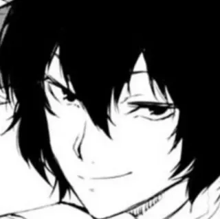 📓 Osamu Dazai Bungou Stray Dogs anime, manga, bungou stray dogs, osamu dazai telegram sticker