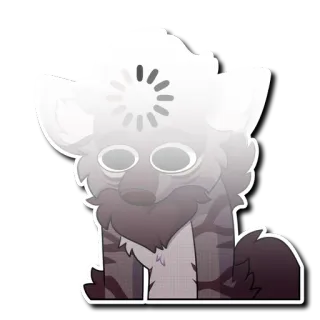 🫥 hyena telegram sticker