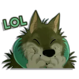 Gabu The Wolf whatsapp stickers