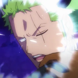 ⚔️ Zoro One Piece Anime, One Piece, Zorro, Roronoa Zorro telegram sticker
