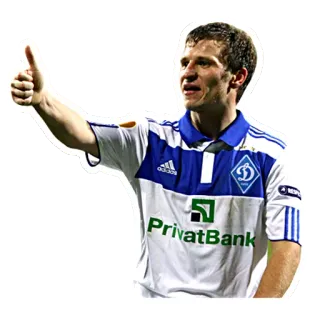 👍 soccer, football, sport, athlete, Dynamo Kyiv, thumbs up telegram sticker