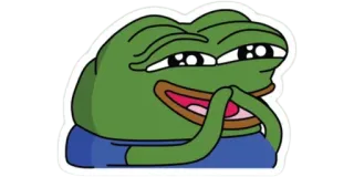 😁 Pepe the Frog Pepe, sapo, meme, meme da internet, expressão telegram sticker