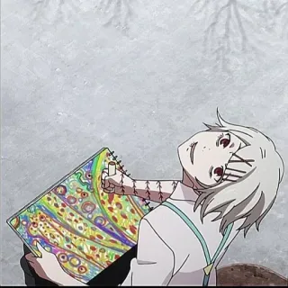 🪦 Juuzou Suzuya Tokyo Ghoul Anime, Manga, Ghoul, Nähte, Verrückt telegram sticker