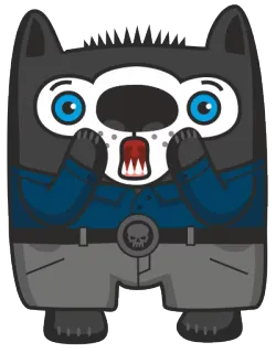 VovkusTheWolf telegram stickers