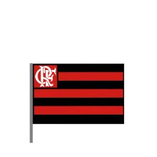 😂 bandiera, società sportiva, calcio, rosso, nero, Flamengo telegram sticker