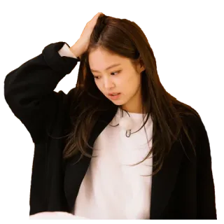 😱 Jennie Kim vrouw, K-pop, zangeres, Jennie, Blackpink telegram sticker