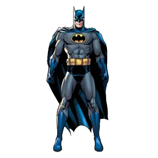 😎 Batman Batman, DC Comics, superhéroe, personaje de cómic, justiciero, caballero oscuro telegram sticker