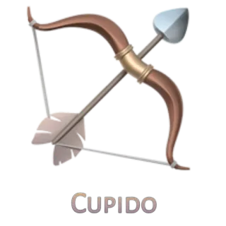 🏹 CUPIDO cupido, arco e freccia, amore, romanticismo telegram sticker