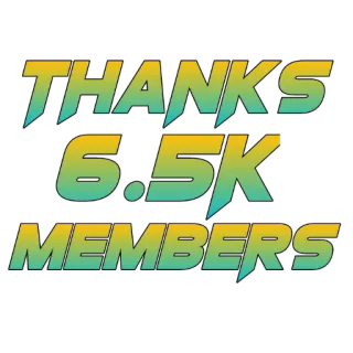 🙏 THANKS
6.5K
MEMBERS thanks, members, celebration, community, digital whatsapp sticker