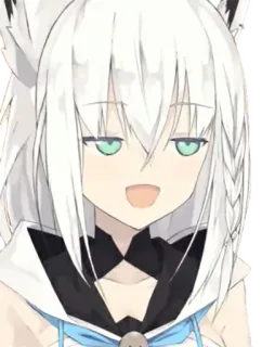 🌽 Shirakami Fubuki Hololive anime, fox, vtuber, shirakami fubuki, hololive telegram sticker