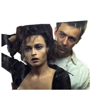 🖤 Fight Club Film, Fight Club, Gewalt, Drama, Edward Norton, Helena Bonham Carter telegram sticker