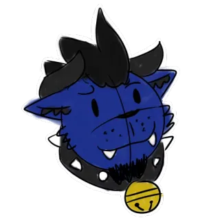 😃 Dibujos animados, Animal, Mascota, Personaje, Furry, Arte digital telegram sticker