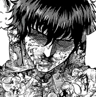 ⚫️ Manga, Anime, Combat, Sueur, Détermination, Combattant whatsapp sticker