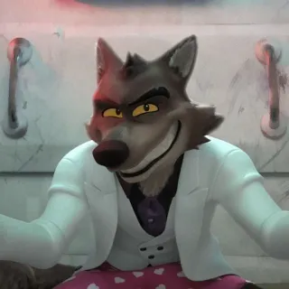 😁 Wolf The Bad Guys Die Gangster Gang, Wolf, Cartoon, Zeichentrick telegram sticker