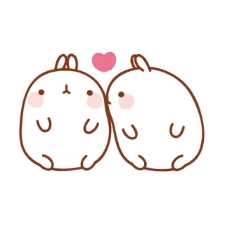 Molang telegram stickers