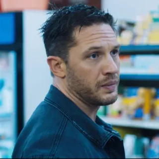 😏 mann, tom hardy, porträt, schauspieler, kopfschuss whatsapp sticker