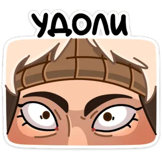 🙄 УДОЛИ telegram sticker