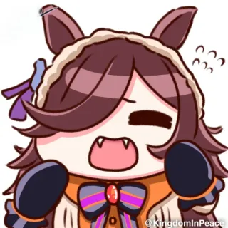 🧬 @KingdomInPeace Cartone animato, Anime, Kawaii, Sticker, Carino, Personaggio telegram sticker